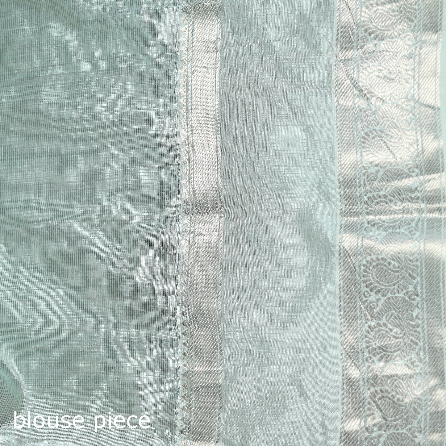 White - Pure Handwoven Mangalagiri Silk Cotton Pattu Saree with Zari Border 24