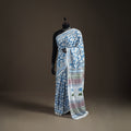 Sanganeri Hand Block Print Pure Mul Cotton Ready To Wear Saree 60