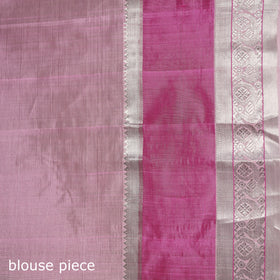 White - Pure Handwoven Mangalagiri Silk Cotton Pattu Saree with Zari Border 25