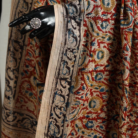 Kalamkari Hand Block Print Natural Dyed Cotton Dupatta 82