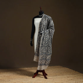Kalamkari Hand Block Print Natural Dyed Cotton Dupatta 83