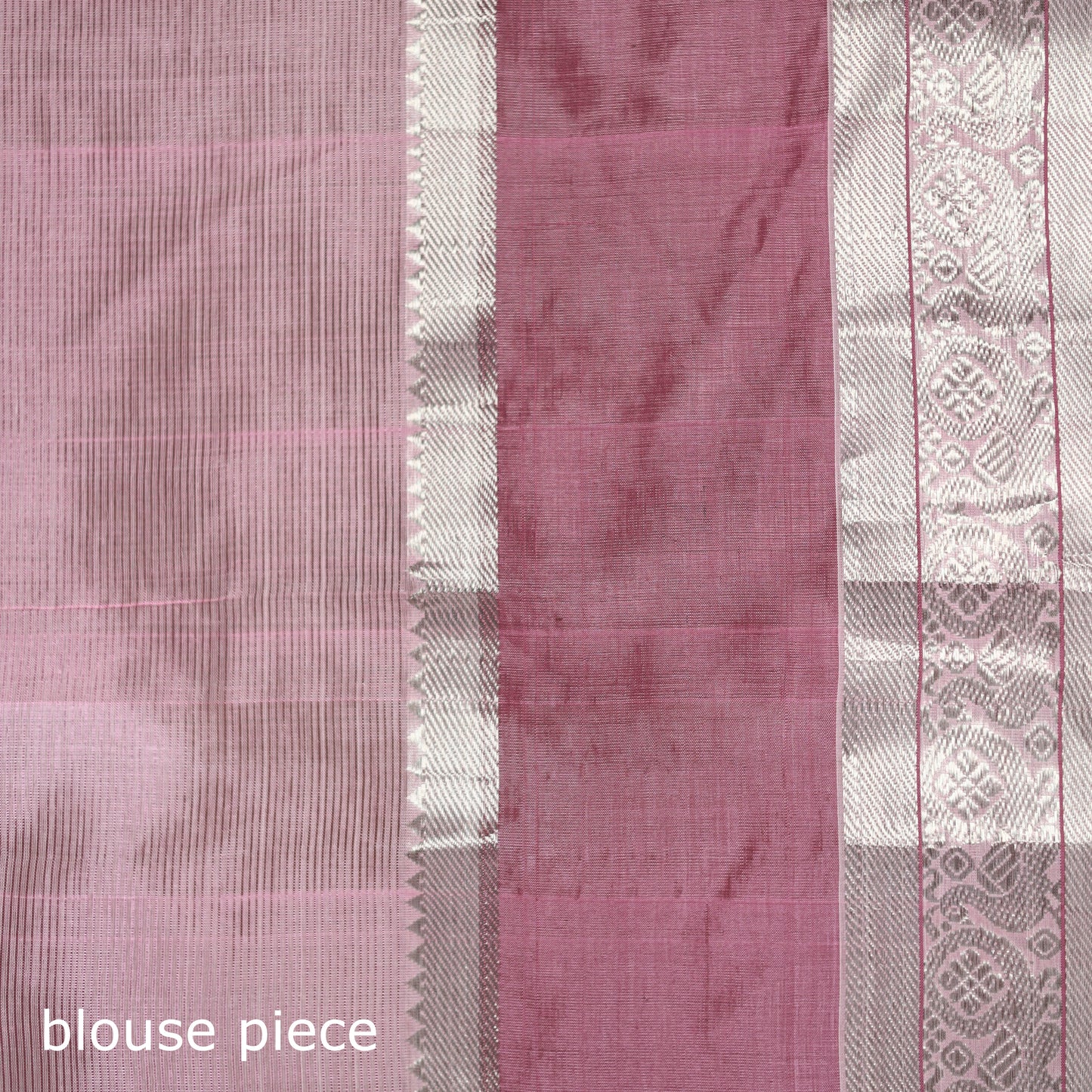 White - Pure Handwoven Mangalagiri Silk Cotton Pattu Saree with Zari Border 26