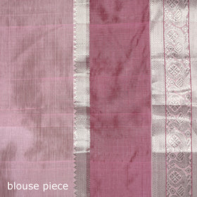 White - Pure Handwoven Mangalagiri Silk Cotton Pattu Saree with Zari Border 26