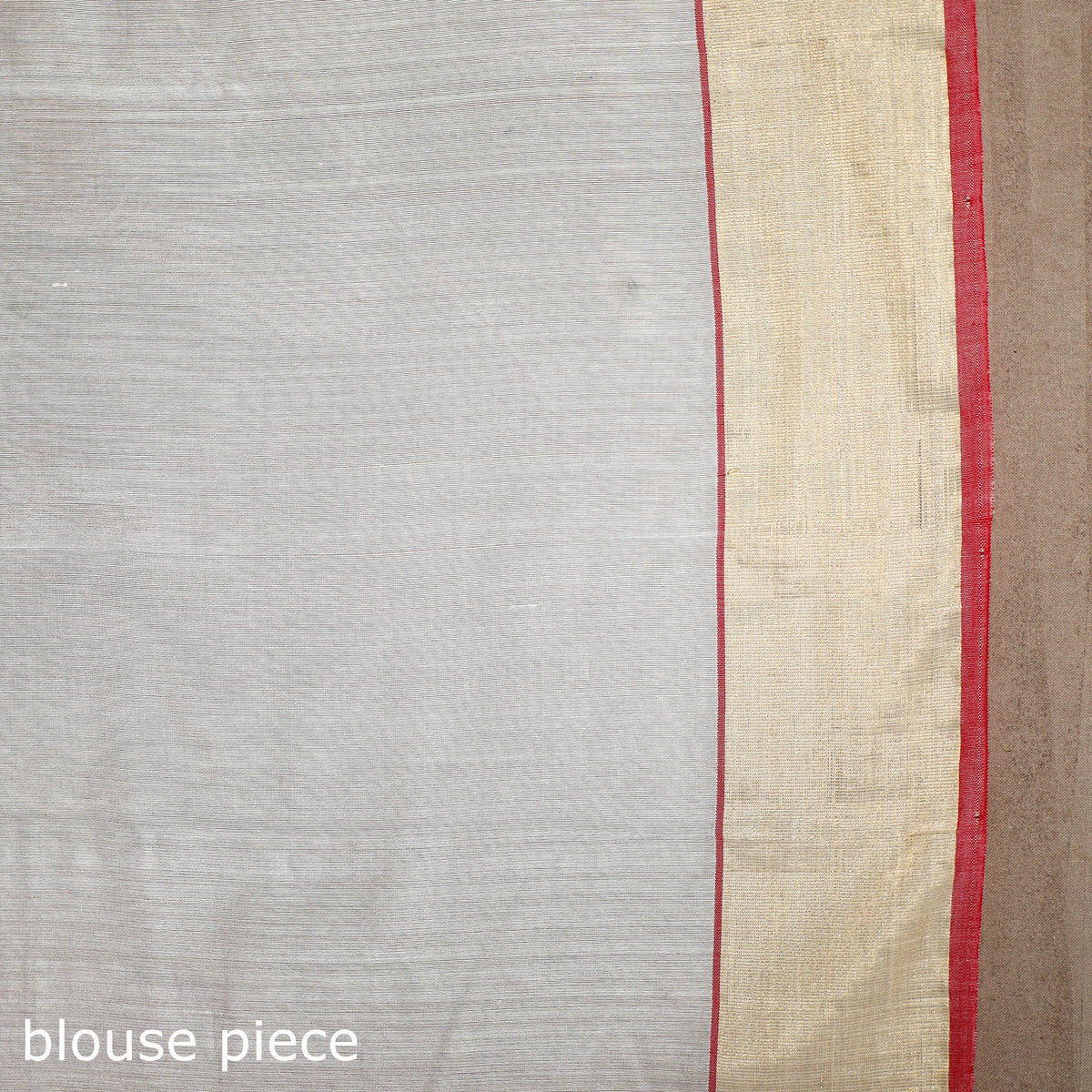 White - Handloom Zari Work Chanderi Silk Saree 24