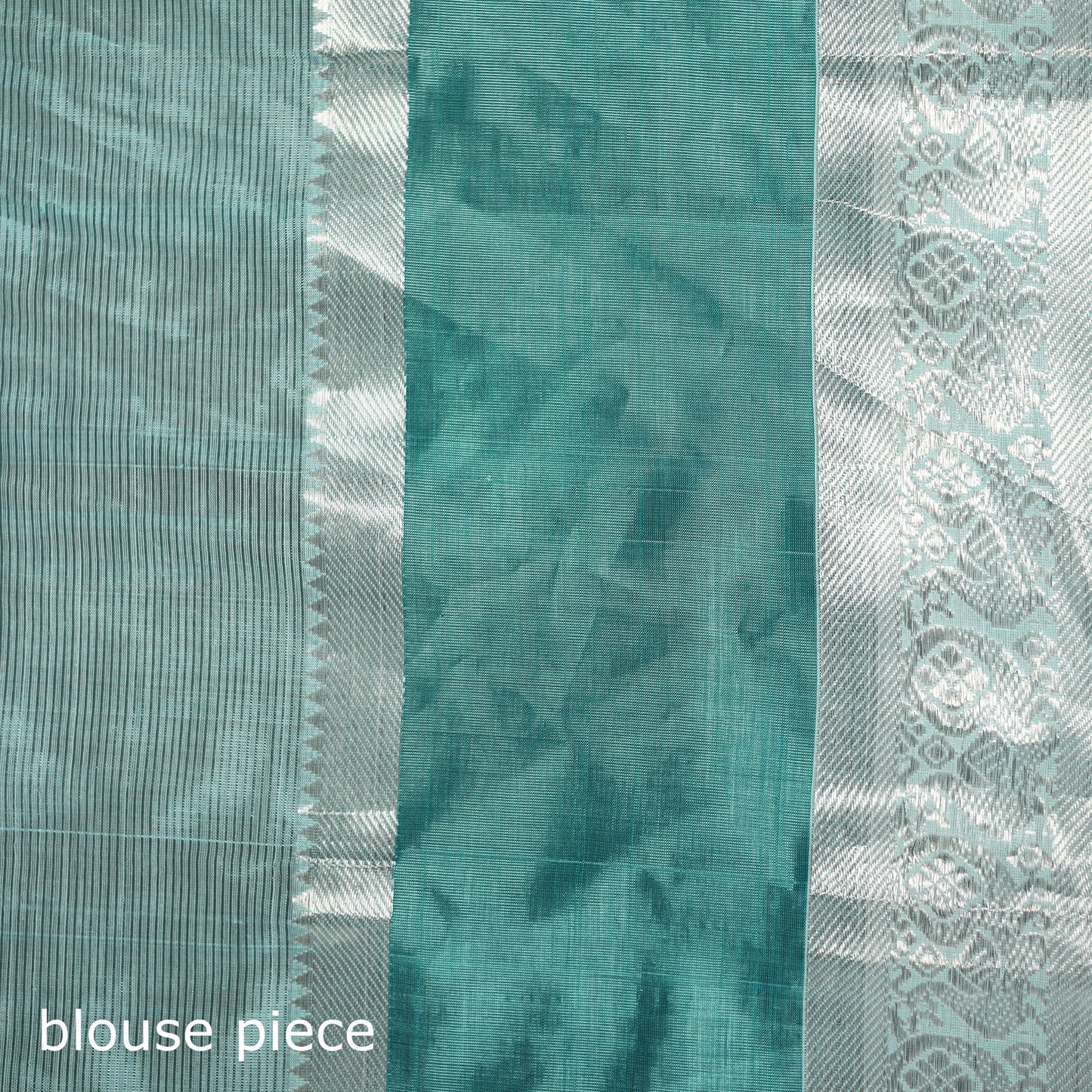 White - Pure Handwoven Mangalagiri Silk Cotton Pattu Saree with Zari Border 27