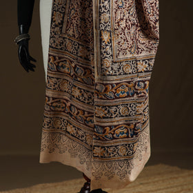 Kalamkari Hand Block Print Natural Dyed Cotton Dupatta 85