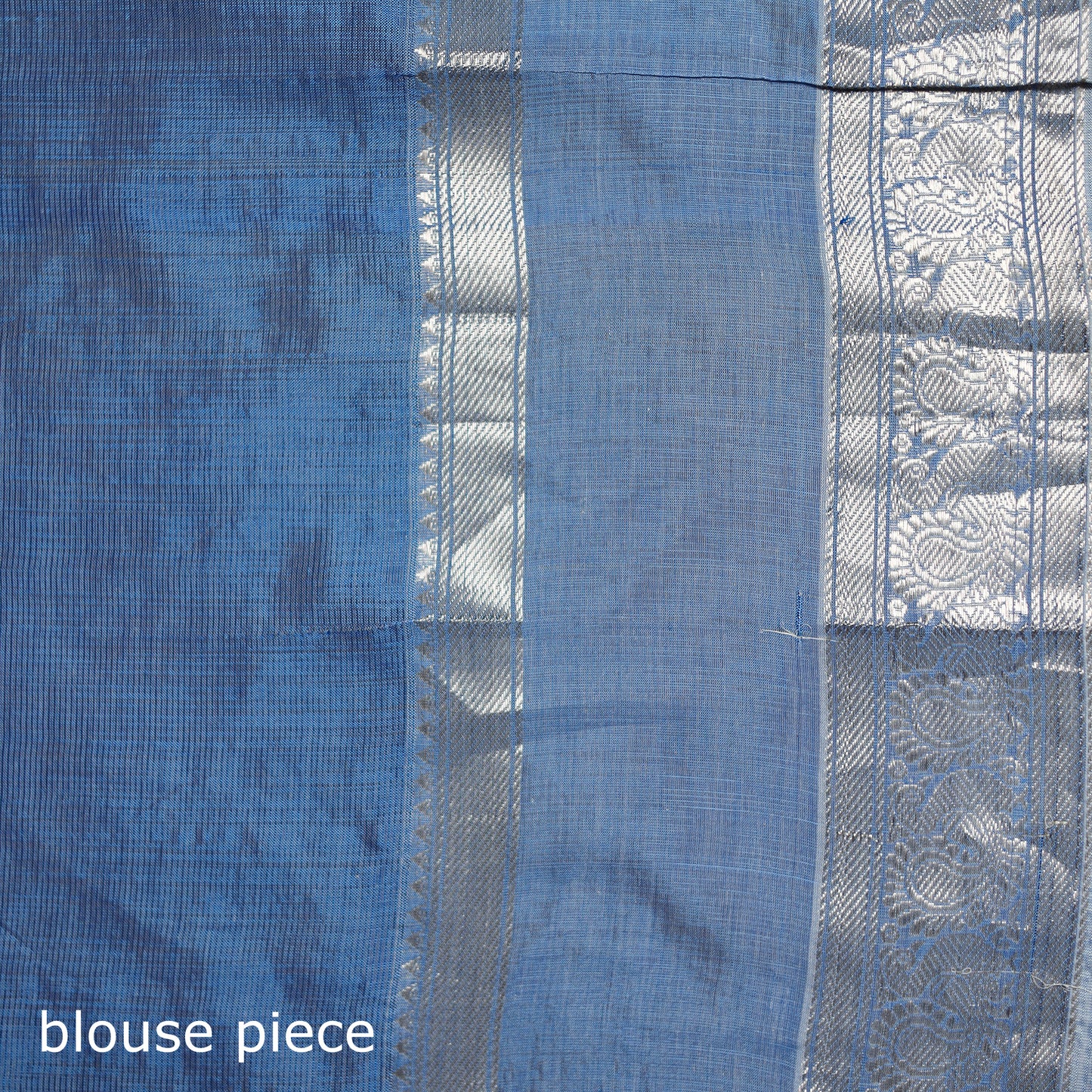 White - Pure Handwoven Mangalagiri Silk Cotton Pattu Saree with Zari Border 29