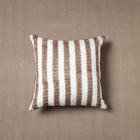 Multicolor - cotton sanganeri cushion cover (16 x 16 in) 08