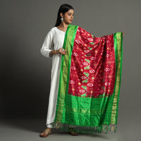 pochampally ikat silk dupatta