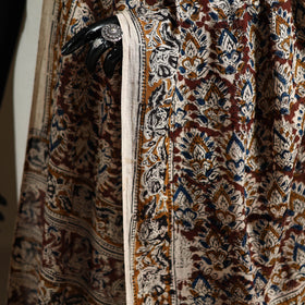 Kalamkari Hand Block Print Natural Dyed Cotton Dupatta 92