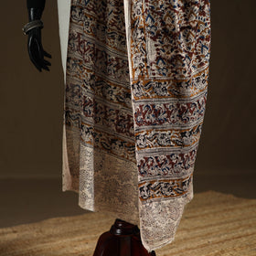 Kalamkari Hand Block Print Natural Dyed Cotton Dupatta 92