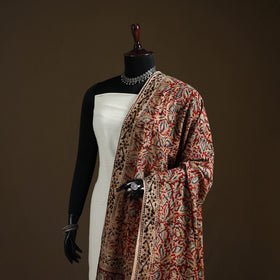 Kalamkari Hand Block Print Natural Dyed Cotton Dupatta 93