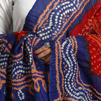 Red - Kutch Tie-Dye Cotton Bandhani Dupatta 15