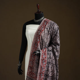 Kalamkari Hand Block Print Natural Dyed Cotton Dupatta 94