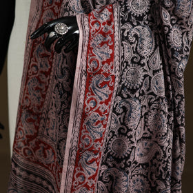 Kalamkari Hand Block Print Natural Dyed Cotton Dupatta 94