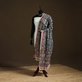 Kalamkari Hand Block Print Natural Dyed Cotton Dupatta 95
