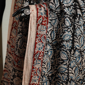 Kalamkari Hand Block Print Natural Dyed Cotton Dupatta 95