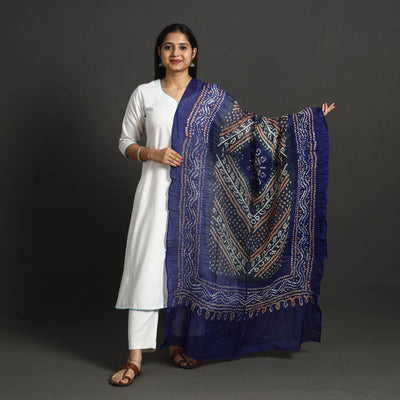 Kutch Tie-Dye Cotton Bandhani Dupatta 18