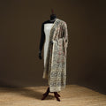 Kalamkari Hand Block Print Natural Dyed Cotton Dupatta 97