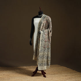 Kalamkari Hand Block Print Natural Dyed Cotton Dupatta 97