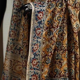 Kalamkari Hand Block Print Natural Dyed Cotton Dupatta 98