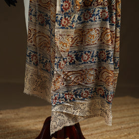 Kalamkari Hand Block Print Natural Dyed Cotton Dupatta 98