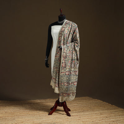 Kalamkari Hand Block Print Natural Dyed Cotton Dupatta 99