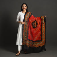 Red - Kutch Tie-Dye Cotton Bandhani Dupatta 22