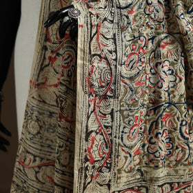 Kalamkari Hand Block Print Natural Dyed Cotton Dupatta 99