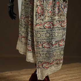 Kalamkari Hand Block Print Natural Dyed Cotton Dupatta 99
