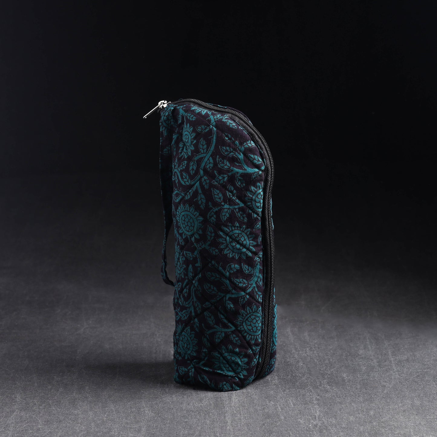 Green Handmade Cotton 1L Water Bottle Cover