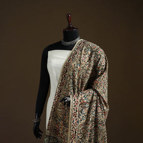 Kalamkari Hand Block Print Natural Dyed Cotton Dupatta 100