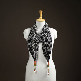 Bagru Block Print Scarf With Latkan 15