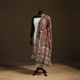 Kalamkari Hand Block Print Natural Dyed Cotton Dupatta 101