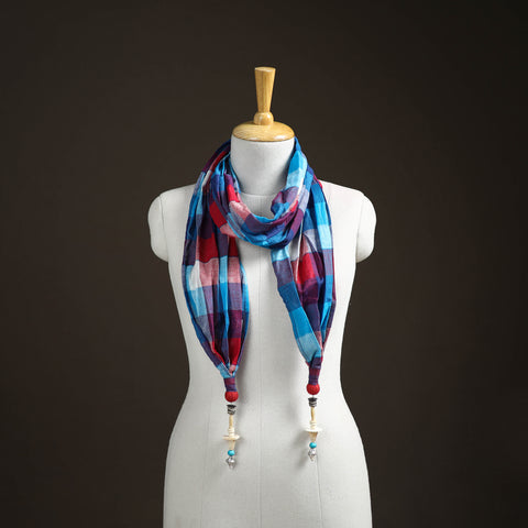 Plain Cotton Scarf with Latkan 18