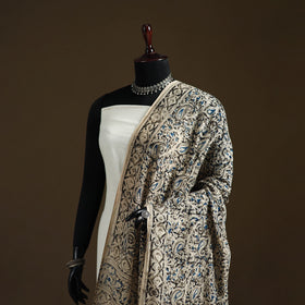 Kalamkari Hand Block Print Natural Dyed Cotton Dupatta 102