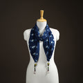 Hand Block Print Scarf With Latkan 20