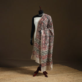 Kalamkari Hand Block Print Natural Dyed Cotton Dupatta 103