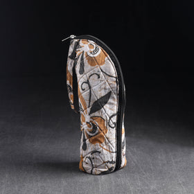 White Handmade Cotton 1L Water Bottle Cover