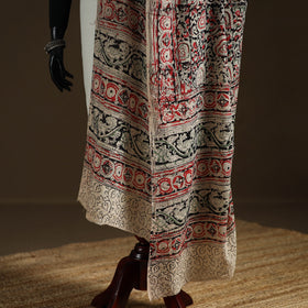 Kalamkari Hand Block Print Natural Dyed Cotton Dupatta 103