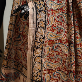 Kalamkari Hand Block Print Natural Dyed Cotton Dupatta 104