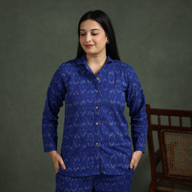 Pochampally Ikat Cotton Night Suit Set for Women 13
