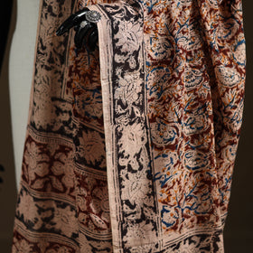 Kalamkari Hand Block Print Natural Dyed Cotton Dupatta 106