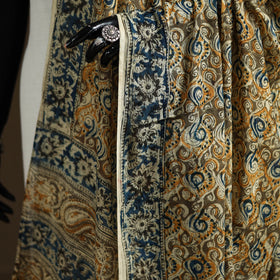 Kalamkari Hand Block Print Natural Dyed Cotton Dupatta 108