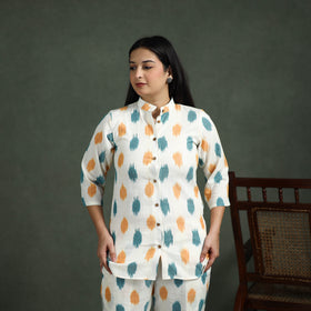 Pochampally Ikat Cotton Night Suit Set for Women 02