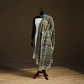 Kalamkari Hand Block Print Natural Dyed Cotton Dupatta 110