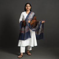 Black - Kutch Tie-Dye Cotton Bandhani Dupatta 37