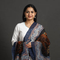 Black - Kutch Tie-Dye Cotton Bandhani Dupatta 37