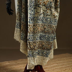 Kalamkari Hand Block Print Natural Dyed Cotton Dupatta 110