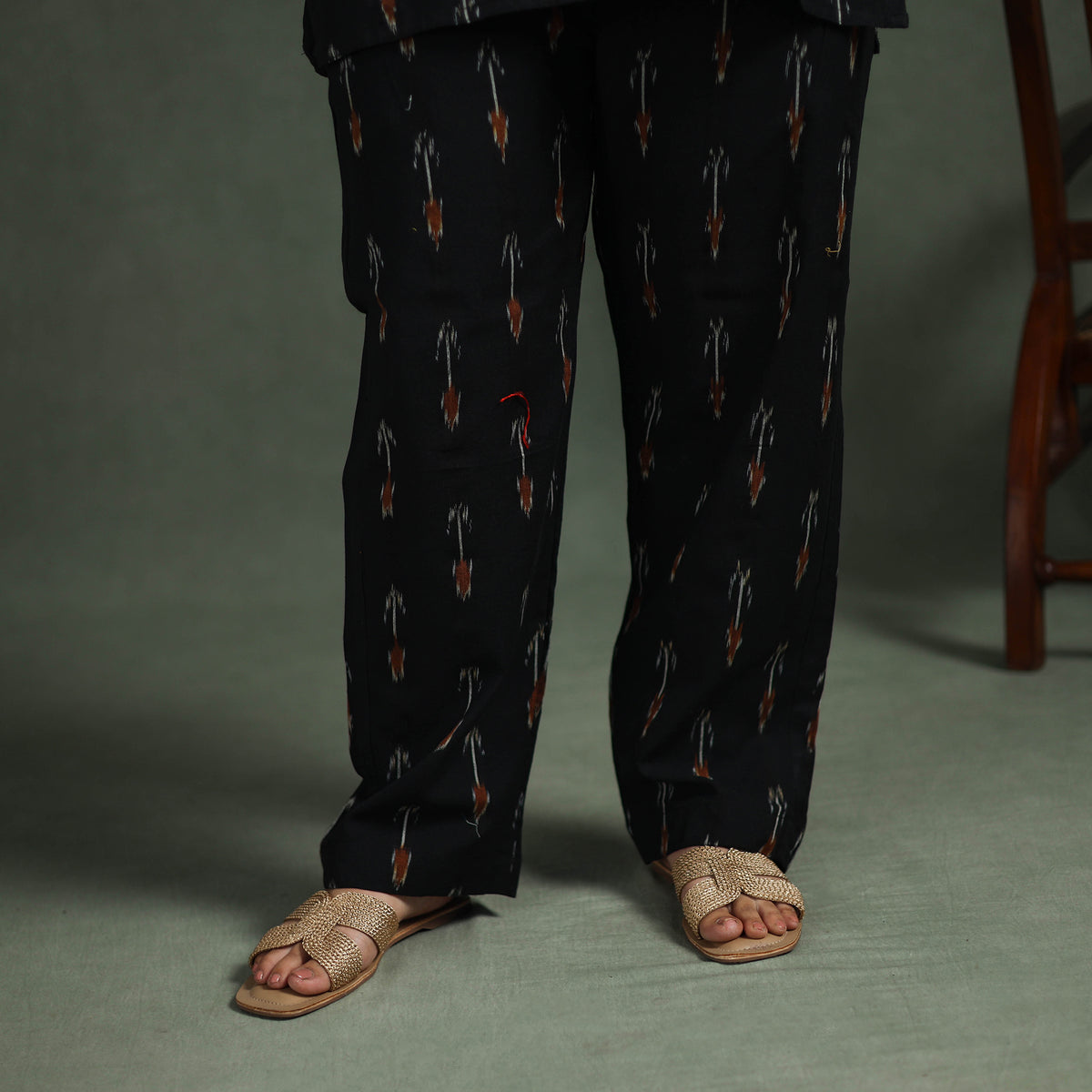 Pochampally Ikat Cotton Night Suit Set for Women 08